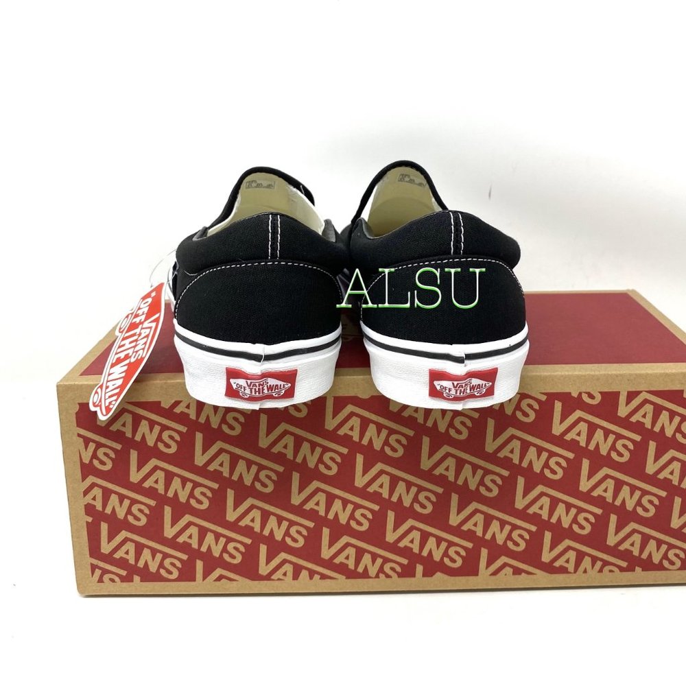 💖MEGA SALE💖VANS Men's Classic Slip On Canvas Black Skate Casual VN000EYEBLK - Picture 5 of 9